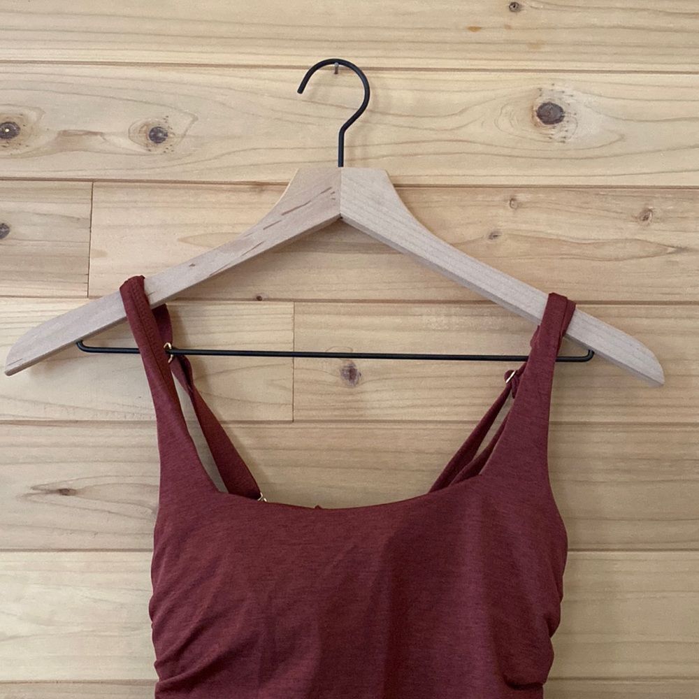 Athleta Size XSmall Aqualuxe Wide Strap Square Neck One Piece Swimsuit - Picture 3 of 12